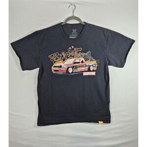 Donut Hardcore #96 Racing Division Adult L Black Performance Truck T-Shirt